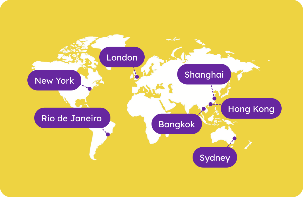 Global Climate Action Week map